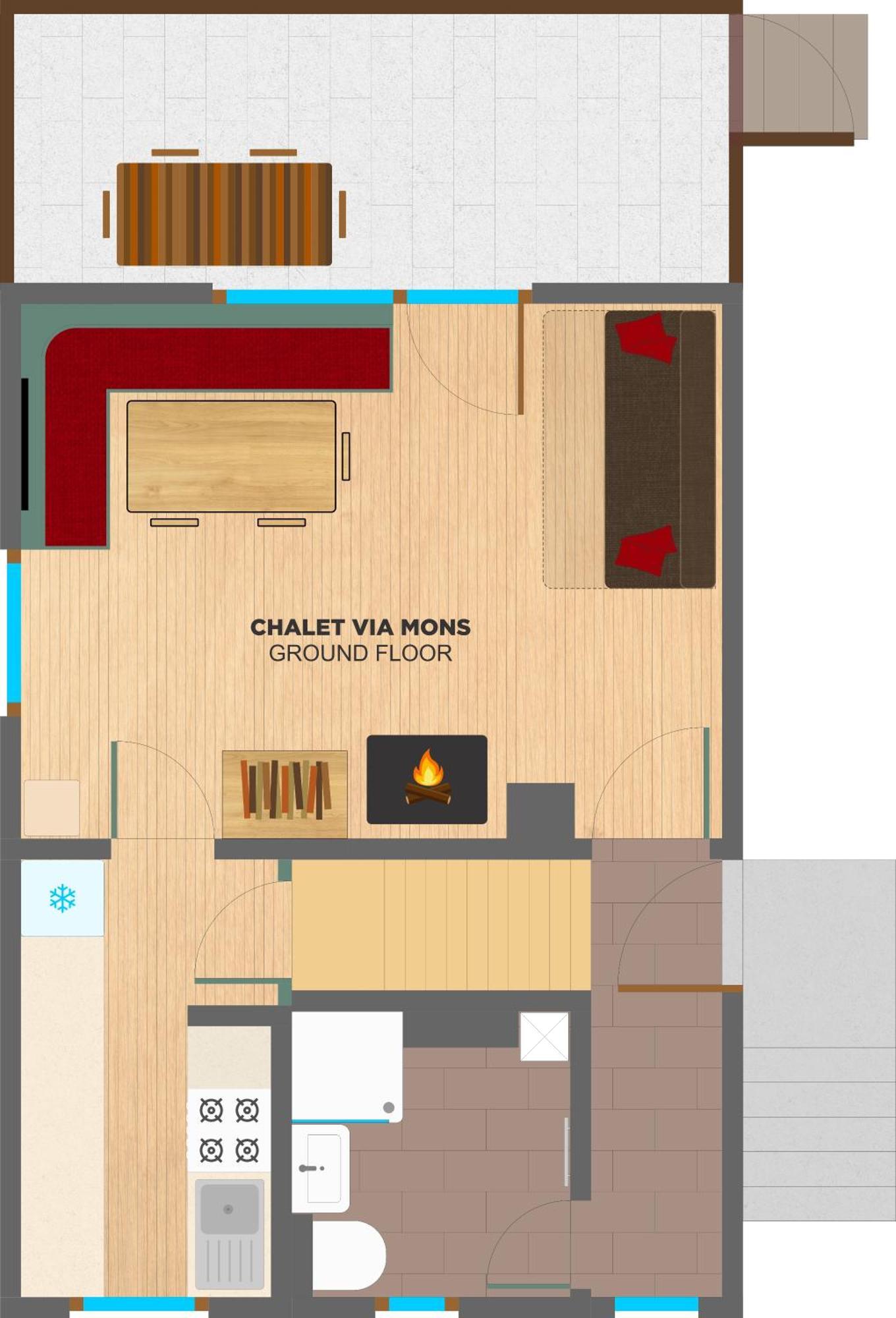 Chalet Via Mons มอยสตรานา ภายนอก รูปภาพ